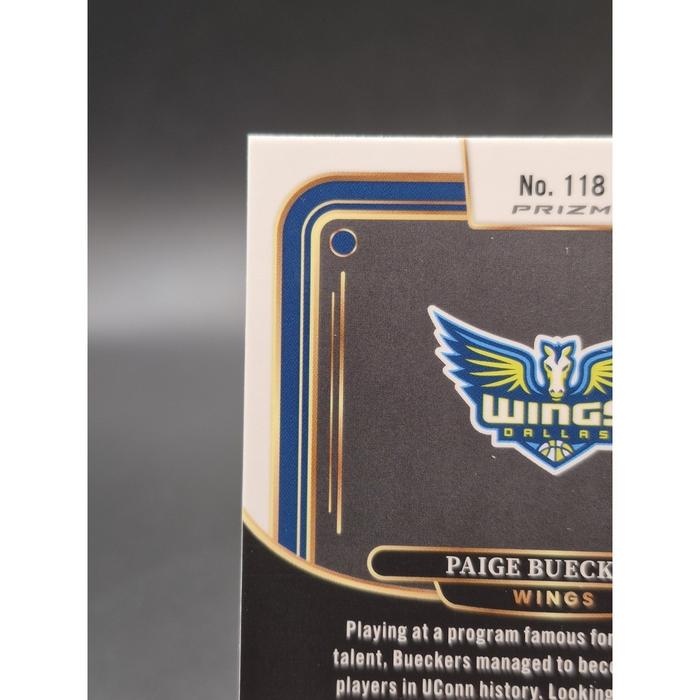 2025 Select WNBA Paige Buckers #118 Rookie Silver Prizm Premier Level (RC) Wings - Picture 7 of 10